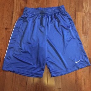 Royal blue nike shorts